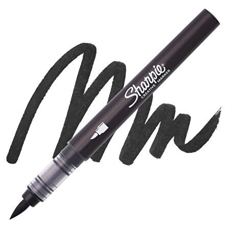 Sharpie Akrilik Markör Fırça Uç Siyah 2218069