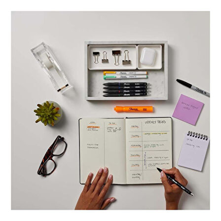 Sharpie S.Gel Jel Mürekkepli Kalem 0.7mm Fashion Beyaz 8’li Blister 2208551