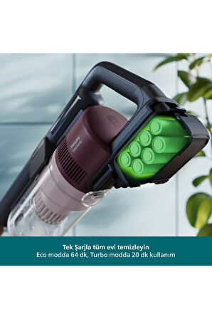 Philips 6000 Serisi Kablosuz Dikey Süpürge, PowerCyclone 11, 64 Dakika Kullanım Süresi, XC6453/00