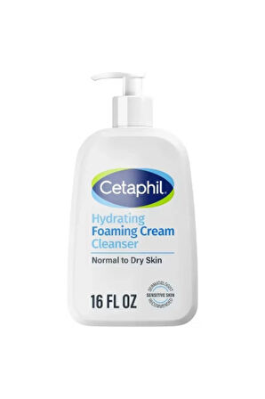 Cetaphil Hydrating Foaming Cleanser (Nemlendirici,Normal Ciltten,Kuruya) Köpük Temizleyici 16 fl oz 473ml