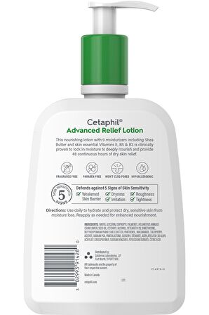 Cetaphil Advanced Relief Shea Yağlı Nemlendirici Losyon 473ML