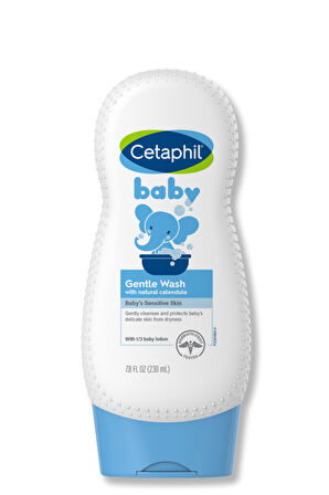 Cetaphil Baby Gentle Wash with Natural Calendula (Bebek Vücut Yıkama - Losyonu) 7.8 fl oz 230ml