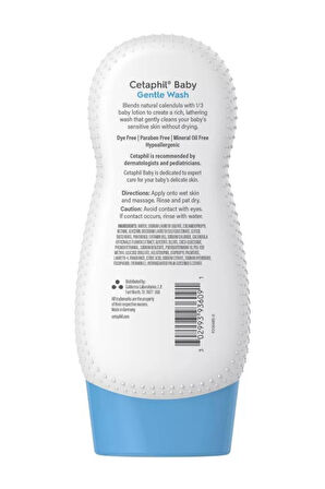 Cetaphil Baby Gentle Wash with Natural Calendula (Bebek Vücut Yıkama - Losyonu) 7.8 fl oz 230ml