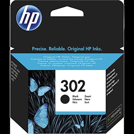 HP 302-F6U66AE SİYAH ORJİNAL KARTUŞ