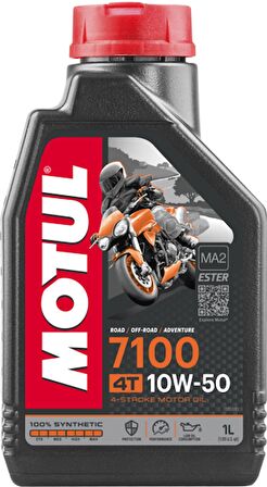 MOTUL 7100 10W50 MOTOSİKLET YAĞI (1 LT)