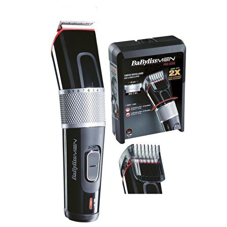 Babyliss E972E Pro 40 Intense Şarjlı Kuru Saç-Sakal Çok Amaçlı Tıraş Makinesi 