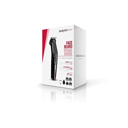 Babyliss MT725E 6 Döner Başlıklı Kablolu+Kablosuz Islak/Kuru Kulak-Burun Çok Amaçlı Tıraş Makinesi 