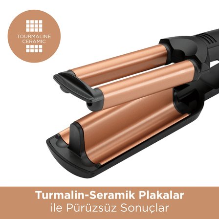 Babyliss W2447E Deep Waves 24 mm Seramik Saç Maşası