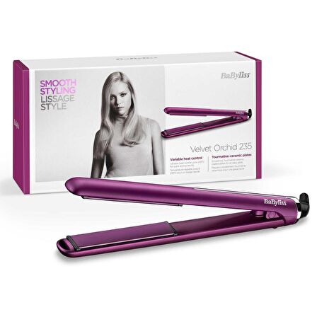 Babyliss 2513PE Velvet Seramik Turmalin Saç Düzleştirici 