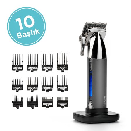 Babyliss E996E 12 Döner Başlıklı Kablosuz Kuru Saç Kesme Makinesi 