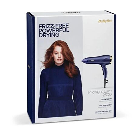 Babyliss 5781PE Midnight Luxe 2300 W AC Motor Sıcak ve Soğuk Saç Kurutma Makinesi