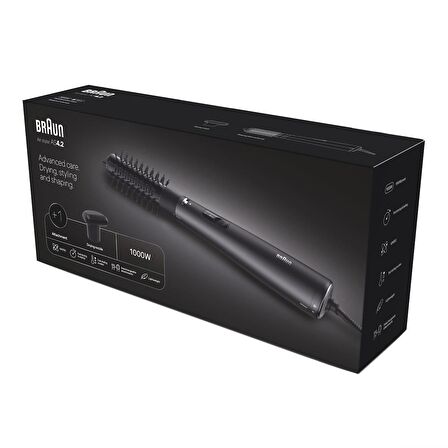 Braun BRAS420E Air Styler 4.2 IONTEC Saç Kurutma Makinesi ve Şekillendirici, 2 Başlıklı