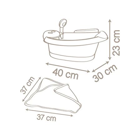SMOBY Baby Fonksionlu ve Aksesuarlı Hemşire Banyosu