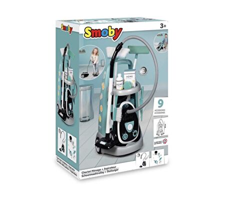 Smoby Elektrik Süpürgeli Temizlik Seti 330316