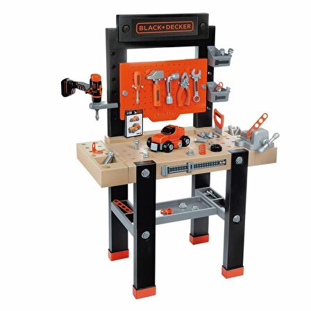 7600360727 Black & Decker Bricolo Center Workbench-Smoby