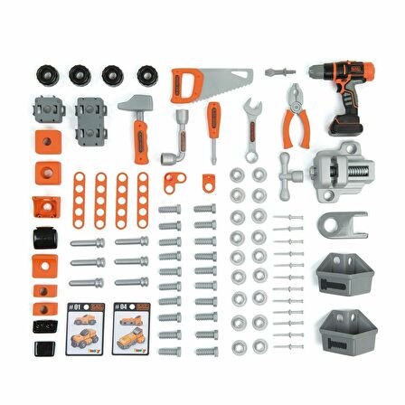 7600360727 Black & Decker Bricolo Center Workbench-Smoby