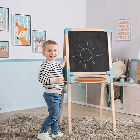 Smoby Ahşap Çift Taraflı Yazı Tahtası