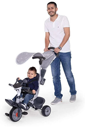 Baby Driver Comfort 3'ü1 Arada Bisiklet Seti - Gri 741502