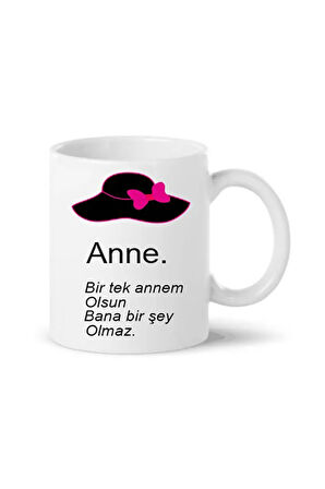 Anneye Hediyelik Kupa Bardağı Hediye Bardak Anneler Günü