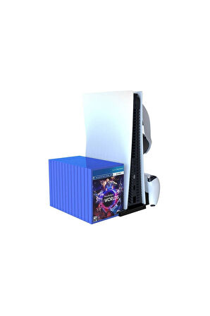 PG-P5009 PS5 ve Aksesuarları için Çok İşlevli 5in1  Multi Stand