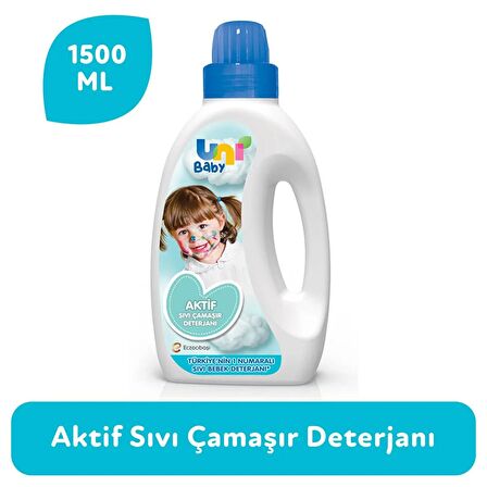 Uni Baby Sıvı Çamaşır Deterjanı 1500 ml x 3 Adet