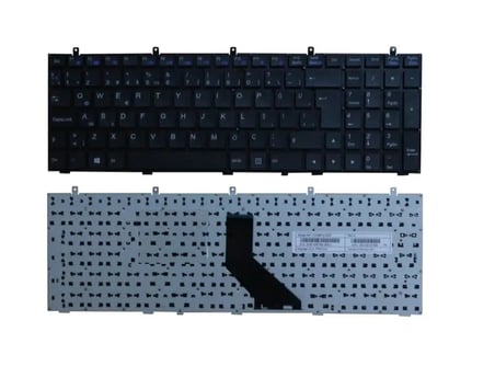 Clevo, Monster A5 V1.1, W370, W670 Notebook Klavyesi (Siyah TR) / KL0892