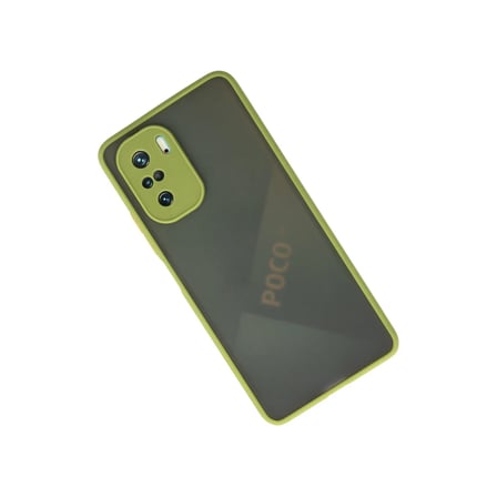 Xiaomi Poco F3 Kılıf Montreal Silikon Kapak - Açık Yeşil