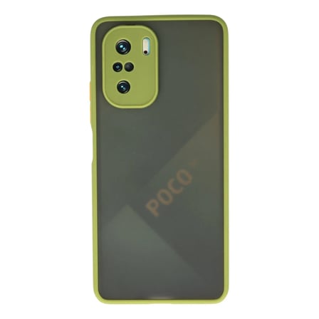 Xiaomi Poco F3 Kılıf Montreal Silikon Kapak - Açık Yeşil