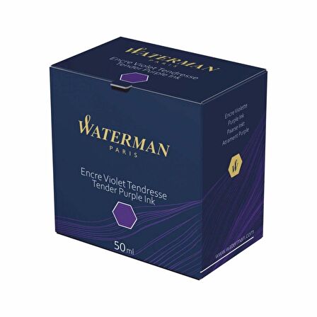 Waterman Dolma Kalem Mürekkebi Cam Şişede 50 ML Mor S0110750