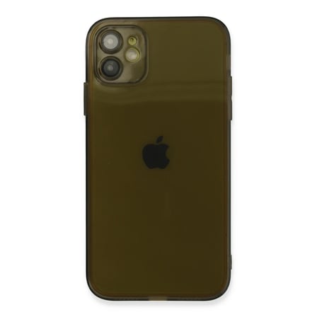 Apple iPhone 12 Kılıf Fly Lens Silikon - Siyah