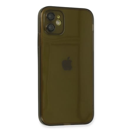 Apple iPhone 12 Kılıf Fly Lens Silikon - Siyah
