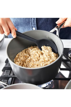  GreenPan Silikon Kaşık Gri | Platinum Silicone | BPA İçermez | 200°C Isıya Dayanıklı |