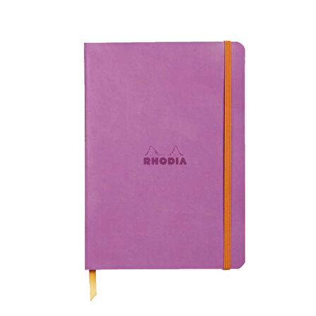 Rhodia Softcover Deri Kapak A5 Çizgili Defter Lila 4111