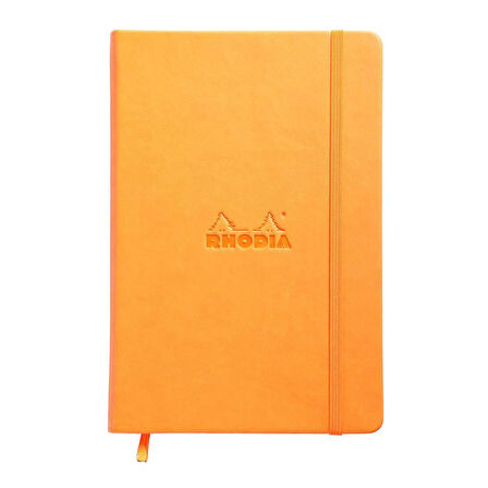 Rhodia Boutique Webnotebook 10x15 Plas Çizgili Defter Turuncu Sert Kapak RW118068