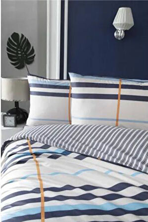 Çift Kişilik Nevresim Takımı Ranforce 200X220 Strıped
