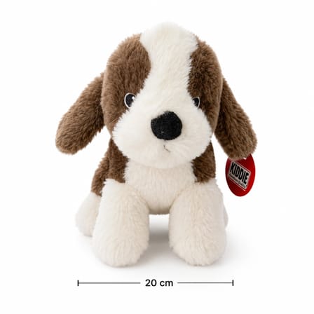 20 cm Sevimli Peluş Köpek Oyuncağı – Yumuşak Dokulu Uyku ve Oyun Arkadaşı