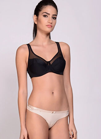 Siyah Kadın Balenli Sütyen  SG3983 DIM