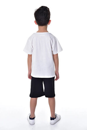 Pikachu Baskılı 2'li Şort - T-Shirt Çocuk Takım
