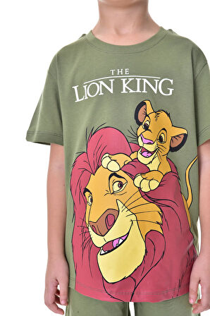 Lion King Baskılı 2'li Şort - T-Shirt Çocuk Takım
