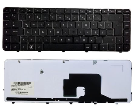 Hp Pavilion Dv6-3000, Dv6-3100 Serisi Notebook Klavye (Siyah TR)