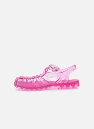 Meduse Sun Rose Paillete - Şeffaf Pembe Kız Çocuk Sandalet