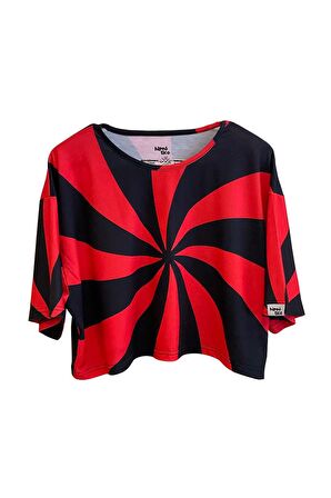 Reyo Hipnotico Flame Crop T-shirt 34572