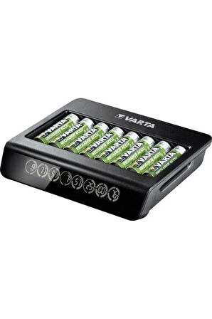 8 Adet Şarjlı 2700mah Aa Kalem Pil+ Lcd Multi Plus 8li Aa/aaa Pil Şarj Cihazı