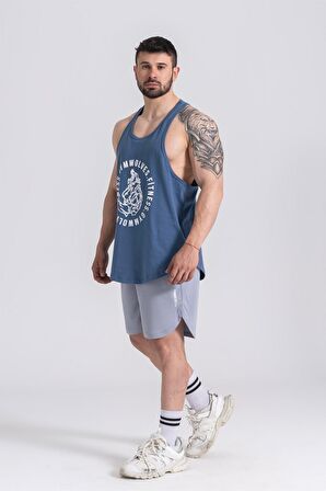 Gymwolves Erkek Spor Atleti | Stringer | Workout Tanktop | Wolf Serisi