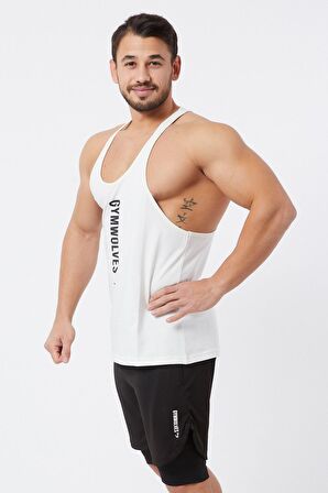 Gymwolves Erkek Spor Atleti İnce Askılı | Stringer | Workout Tanktop |