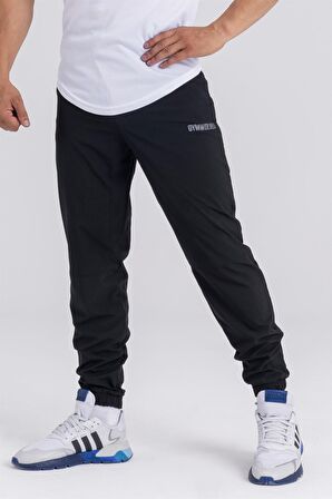 Gymwolves Erkek Spor Eşofmanı Siyah | Workout Pants | Enerji Serisi