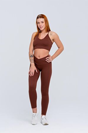 Gymwolves Dikişsiz Spor Tayt | Seamles Leggings | Fitilli | Anvelop Model |