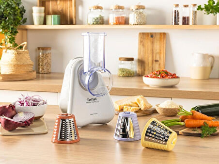 Tefal Fresh Express 150 Watt 3 Fonksiyonlu Doğrayıcı Rondo
