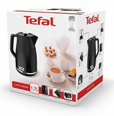 Tefal Loft Işıklı Cam 1.7 Lt Kettle