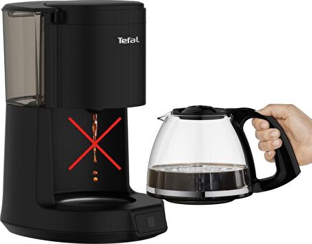 Tefal Principio Solo Mat Siyah Filtre Kahve Makinesi
